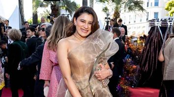 Singer Aastha Gill shines in glamorous gold ensemble at her Cannes debut