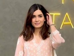 Simplicity wins over everything! Diana Penty gets clicked by paps