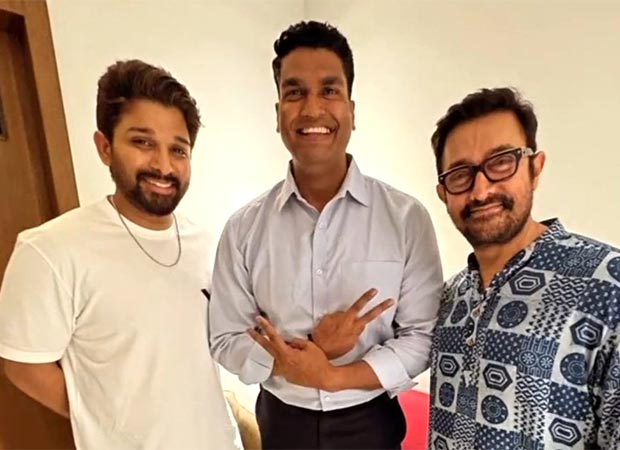 Allu Arjun meets Aamir Khan in viral moment; actors’ union spark movie collaboration buzz