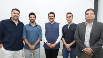 Farhan Akhtar, Ritesh Sidhwani and Devraj Sanyal meet CM Devendra Fadnavis to applaud WAVES 2025