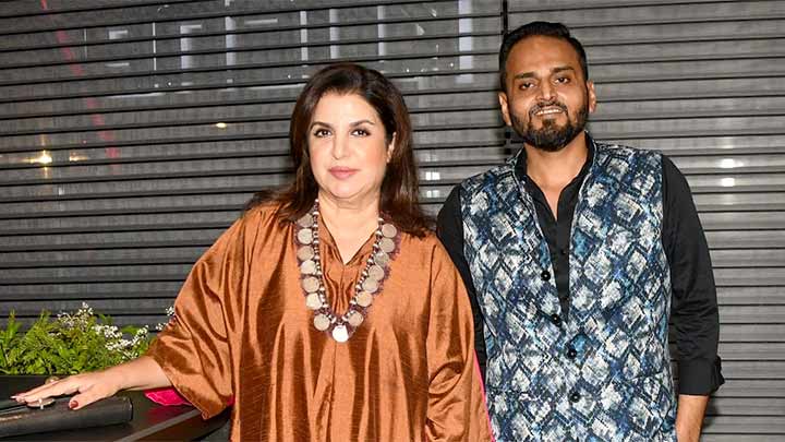 Farah Khan snapped attending Küche7’s latest launch