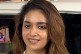 Her smile is contagious! Keerthy Suresh gets clicked by paps