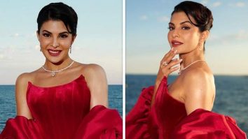 Jacqueliene Fernandez makes a new statement in red at Cannes 2025; dons Nicole – Felicia ensemble