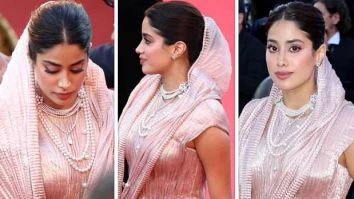 Janhvi Kapoor makes Cannes debut in Tarun Tahiliani’s handwoven Banarasi ensemble