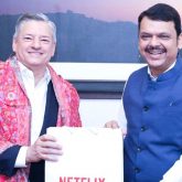 Netflix Co-CEO Ted Sarandos meets Maharashtra Chief Minister Devendra Fadnavis after attending WAVES 2025