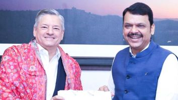 Netflix Co-CEO Ted Sarandos meets Maharashtra Chief Minister Devendra Fadnavis after attending WAVES 2025