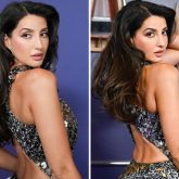 Nora Fatehi serves glamour in leopard-print custom Tom Ford gown at AMAs red carpet