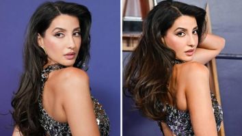 Nora Fatehi serves glamour in leopard-print custom Tom Ford gown at AMAs red carpet