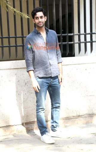 Photos: Agastya Nanda and Naomika Saran snapped outside Maddock Films office in Santacruz