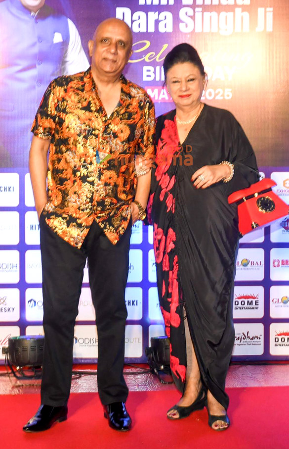 photos celebs grace vindu dara singhs birthday bash 5 5