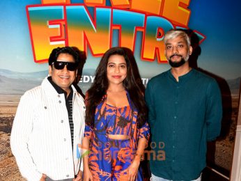 Photos: Celebs snapped at the title announcement of the movie Free Entry | Parties & Events
