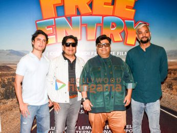 Photos: Celebs snapped at the title announcement of the movie Free Entry | Parties & Events