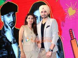 Photos: Former India cricketer Harbhajan Singh and wife and actress Geeta Basra unveil their new show Who’s The Boss!