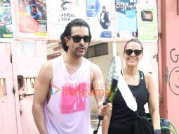 Photos: Neha Dhupia and Angad Bedi snapped in Khar