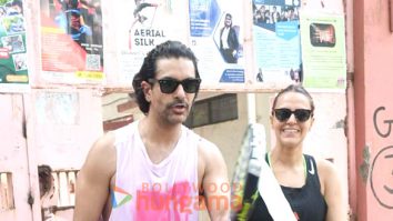Photos: Neha Dhupia and Angad Bedi snapped in Khar