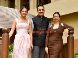 Photos: Pankaj Tripathi, Surveen Chawla and Shweta Basu Prasad snapped during Criminal Justice Season 4 promotions