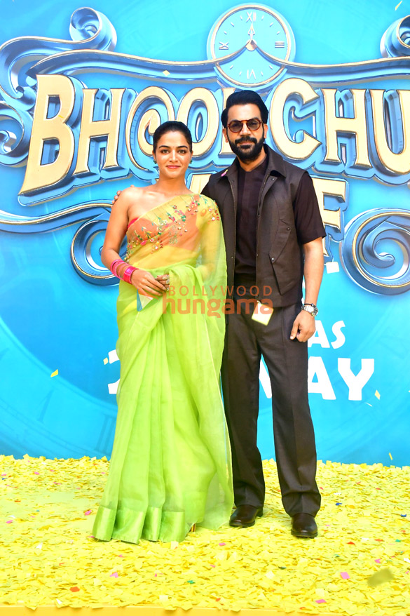 photos rajkummar rao and wamiqa gabbi snapped promoting their film bhool chuk maaf 5