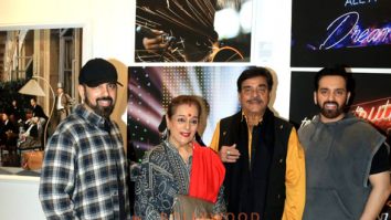 Photos: Shatrughan Sinha, Poonam Sinha, Luv Sinha & Kussh Sinha snapped at House of Creativity x Designera Art Show