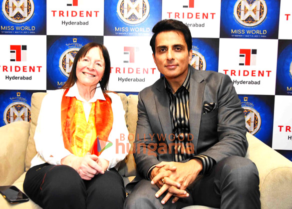 Photos: Sonu Sood honoured with Humanitarian Award at 72nd Miss World Festival in Hyderabad Photos: Sonu Sood honoured with Humanitarian Award at 72nd Miss World Festival in Hyderabad