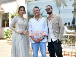 Photos: Sooraj Pancholi, Aakanksha Sharma and Kanubhai Chauhan snapped promoting Kesari Veer