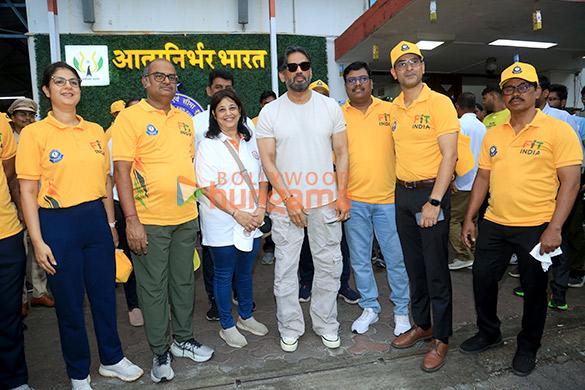 photos suniel shetty sooraj pancholi and akanksha sharma snapped promoting kesari veer at cycle marathon 5