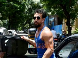 Photos: Tiger Shroff snapped outside a salon in Bandra