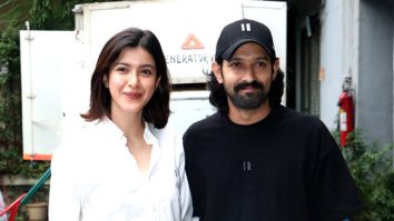 Photos: Vikrant Massey and Shanaya Kapoor snapped promoting Aankhon Ki Gustaakhiyan