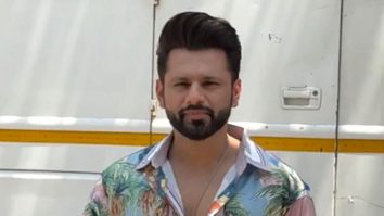 Rahul Vaidya wearing funky butterfly shirt