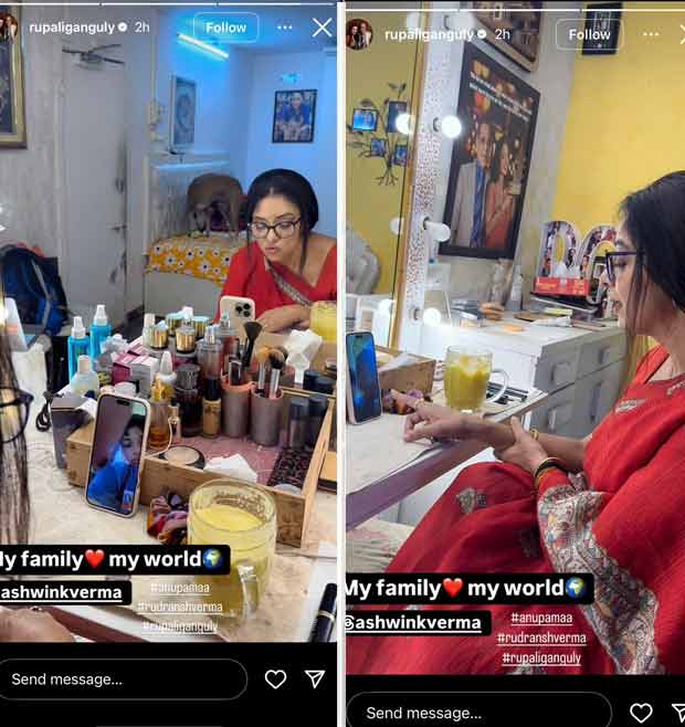 Rupali Ganguly juggles Anupama shoot and mom duties; here’s how! 
