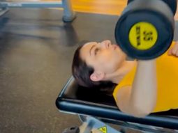 Soha Ali Khan working out with a heavy atitude be like