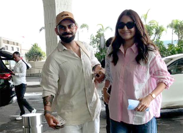 Virat Kohli spotted with Anushka Sharma at Mumbai Airport after announcing retirement from test cricket Virat Kohli spotted with Anushka Sharma at Mumbai Airport after announcing retirement from test cricket