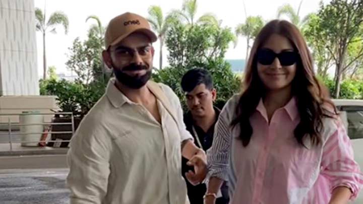 Virushka’s rare glimse at the airport
