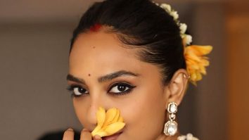 Sobhita Dhulipala stuns in olive green saree with gorgeous sindoor at WAVES Summit 2025