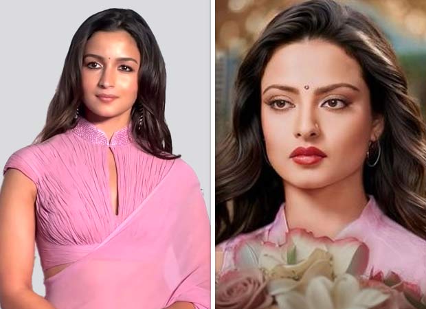 Alia Bhatt channels Rekha’s iconic Silsila saree look at Umrao Jaan screening : Bollywood News – Bollywood Hungama