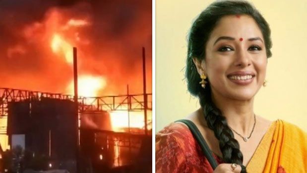 Fire destroys Anupamaa set in Film City; AICWA demands judicial probe and FIR against makers