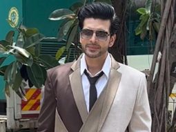 Karan Kundrra in his tri colour suit