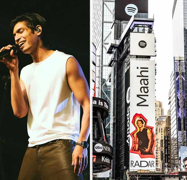 Maahi shines bright on Times Square billboard: "A celebration of everyone who believed"