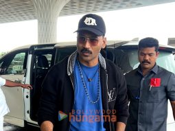 Photos: Ashutosh Rana and Dhanush snapped at the airport