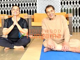 Photos: Dharmendra marks World Yoga Day at his Lonavala farmhouse along with actress Ekta Jain