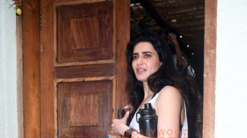 Photos: Jacqueline Fernandez, Karishma Tanna and Anusha Dandekar snapped outside a cafe in Bandra