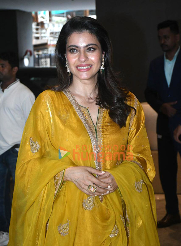 photos kajol snapped while promoting her film maa 5