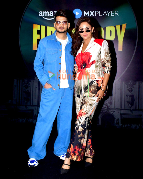 photos munawar faruqui krystle dsouza ashi singh and saqib ayub snapped promoting their upcoming series first copy on amazon mx player 2