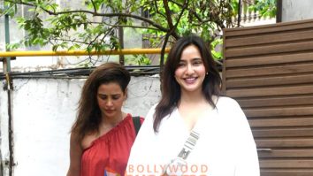 Photos: Neha Sharma and Aisha Sharma snapped outside restaurant in Bandra