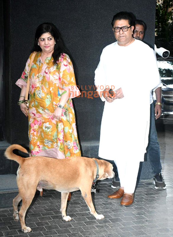 photos raj thackeray and sharmila thackeray snapped at the special screening of sitaare zameen par at excel entertainment office 1