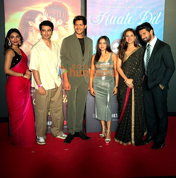 photos sargun mehta ravi dubey abhishek kumar amandeeo sidhu sheezan khan manisha rani and others grace the premiere launch of dreamiyata dramas tu aashiiki haii and haale dil 1