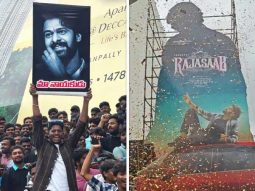 MADNESS in Hyderabad: Prabhas fans go crazy as over 40 feet cut out of The RajaSaab unveiled in a dramatic fashion