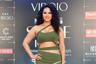 Sunny Leone’s forest green outfit for Bollywood Hungama’s Style Icon Awards