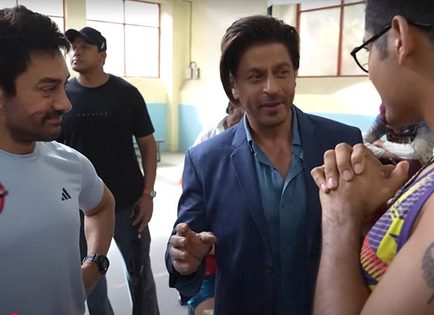 Shah Rukh Khan visits sets of Aamir Khan starrer Sitaare Zameen Par, shares iconic moments with cast