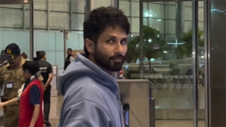 Shahid Kapoor’s cool airport look