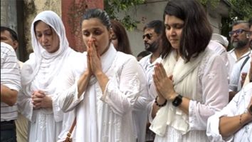 Stay strong Mannara! A glimpse from Mannara Chopra father’s funeral